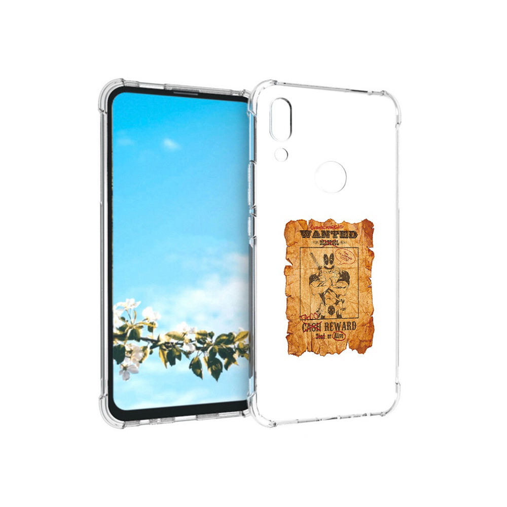 

Чехол MyPads Tocco для Huawei P Smart Z дедпул, Прозрачный, Tocco