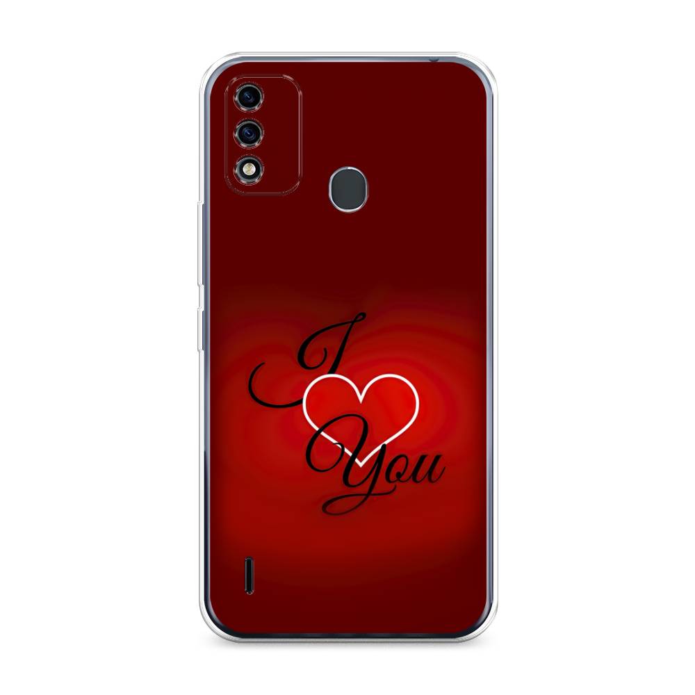

Чехол Awog на Itel A48 "I love you 3", Разноцветный, 3200150-6