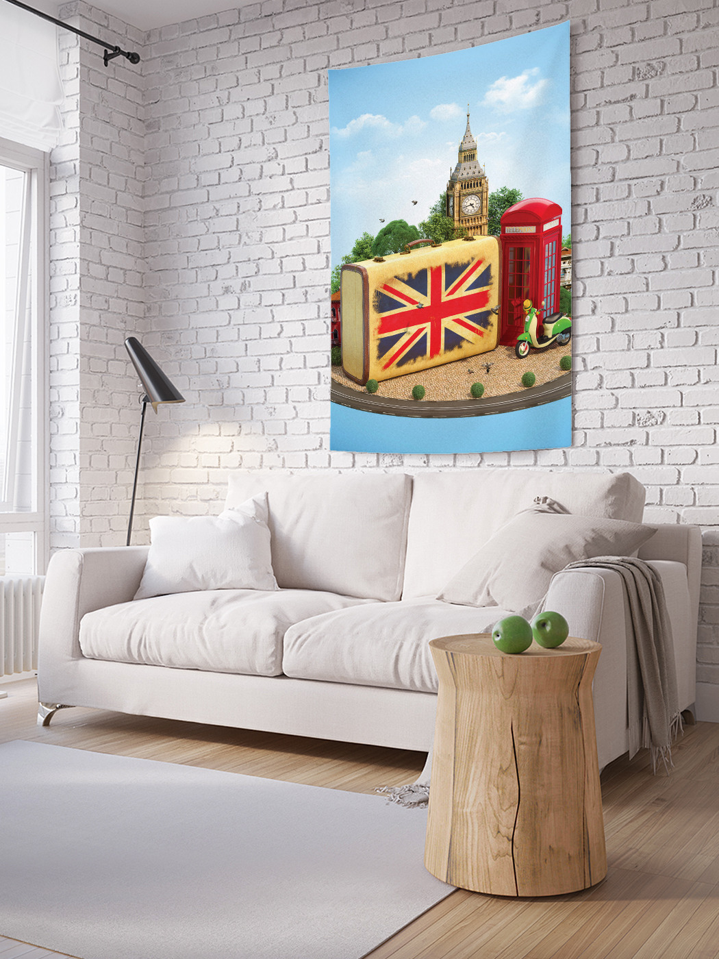 

Вертикальное фотопанно на стену JoyArty Путешествие в Лондон 100x150 см, Путешествие в Лондон