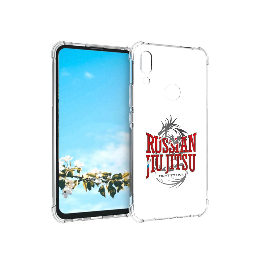 

Чехол MyPads Tocco для Huawei P Smart Z джиу джитсу, Прозрачный, Tocco