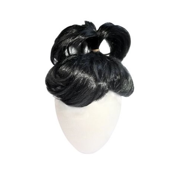 фото Волосы для кукол, цвет: черный, 11-12 см, арт. qs-5 arts&crafts 7709504