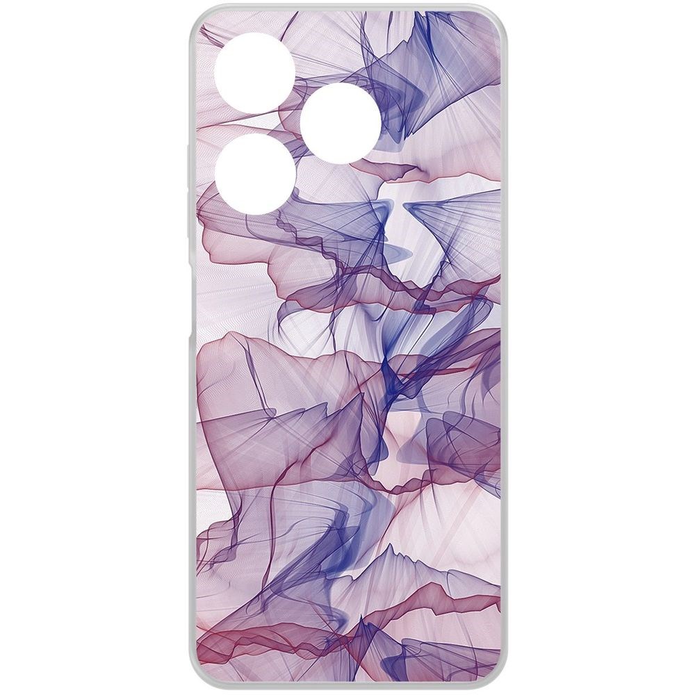 

Чехол-накладка Krutoff Clear Case Абстракт 15 для TECNO Spark 10, Прозрачный