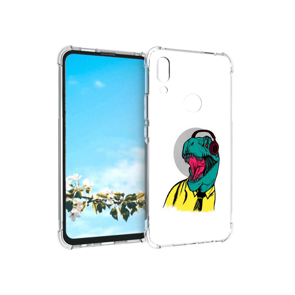 

Чехол MyPads Tocco для Huawei P Smart Z дино, Прозрачный, Tocco