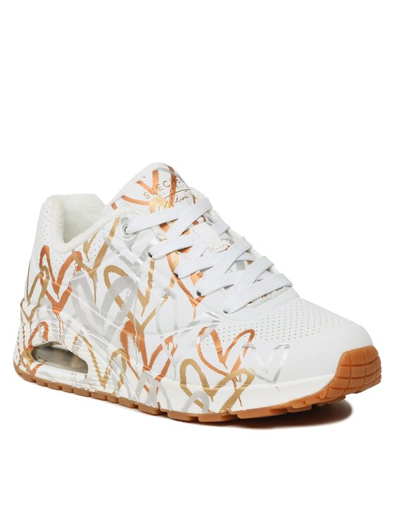 

Кроссовки Metallic Love 155523/WTGD Skechers белый 35 EU, Metallic Love 155523/WTGD