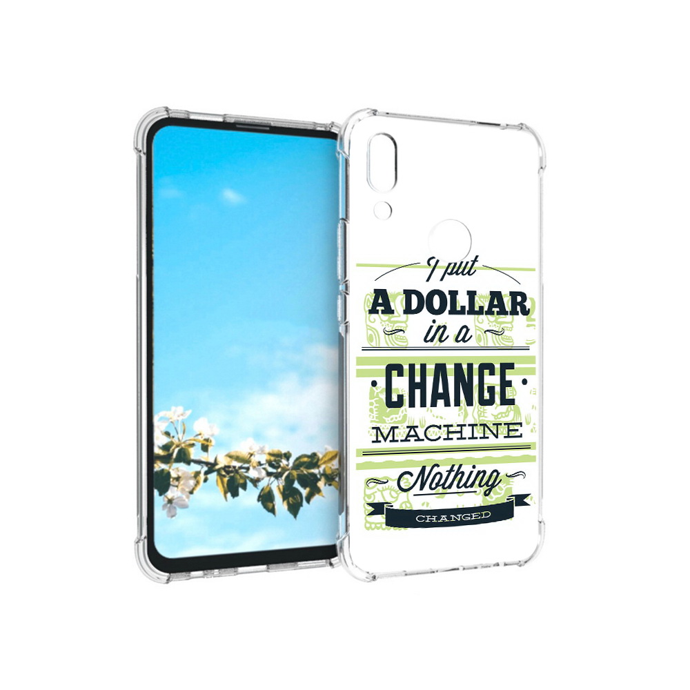 

Чехол MyPads Tocco для Huawei P Smart Z доллар надпись, Прозрачный, Tocco