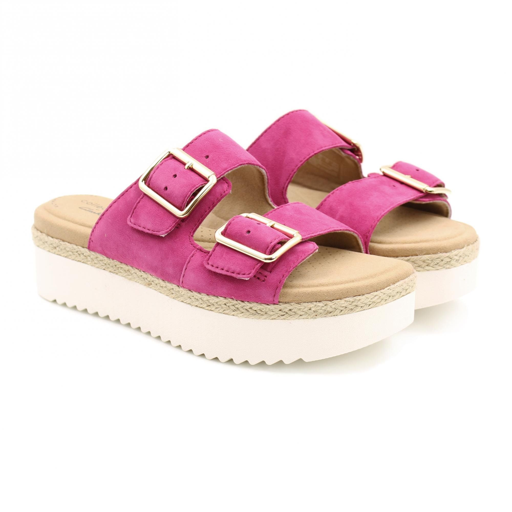 Сабо женские Clarks Lana Beach 26160627 розовые 39.5 EU