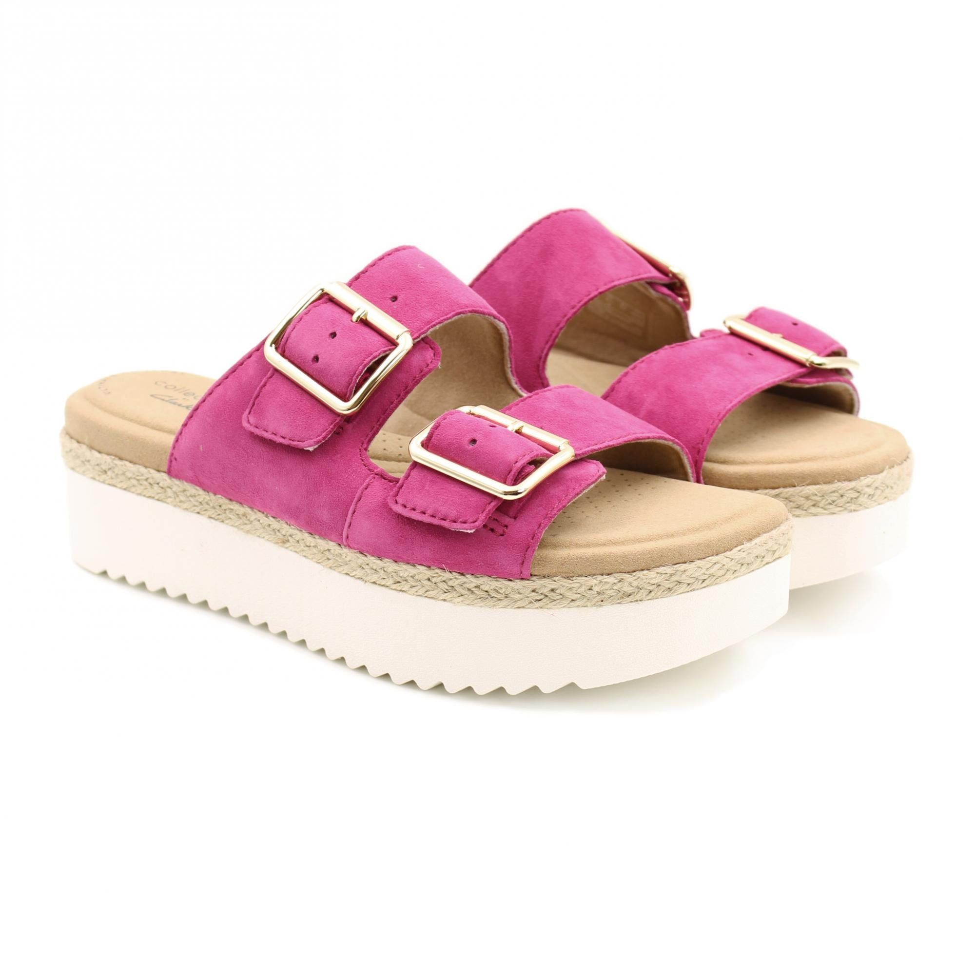 

Шлепанцы женские Clarks Lana Beach 26160627 розовые 40 EU, Lana Beach 26160627