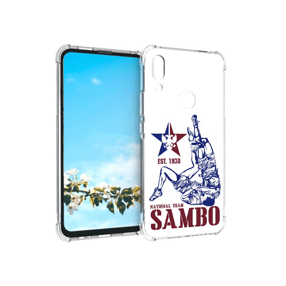 

Чехол MyPads Tocco для Huawei P Smart Z единоборства самбо, Прозрачный, Tocco