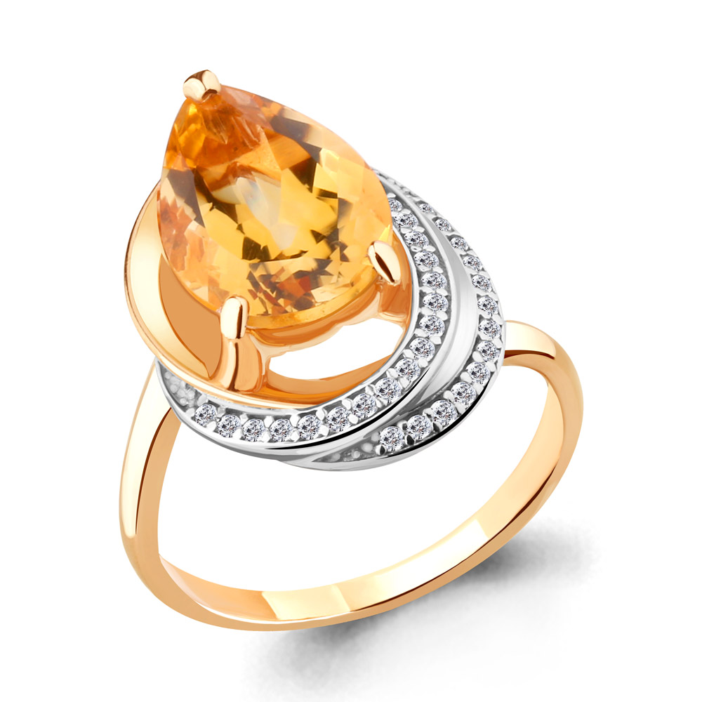 

Кольцо из серебра р.  AQUAMARINE 6580306А_925_з, 6580306А_925_з