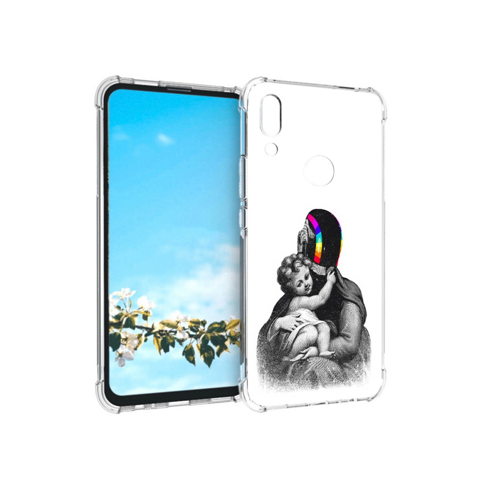 

Чехол MyPads Tocco для Huawei P Smart Z защитник в шлеме, Прозрачный, Tocco
