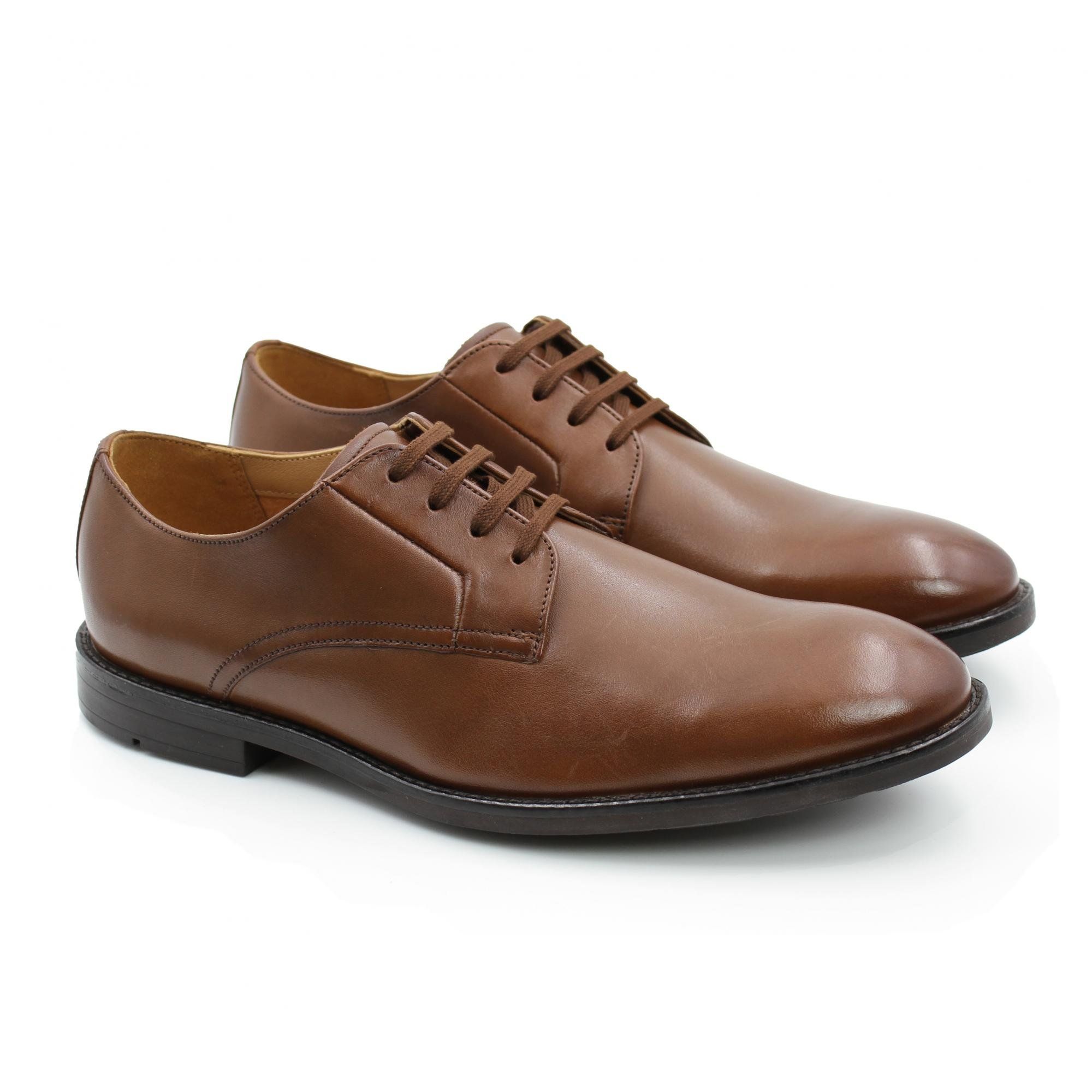 

Полуботинки мужские Clarks Ronnie Walk 26143776 коричневые 44.5 EU, Ronnie Walk 26143776