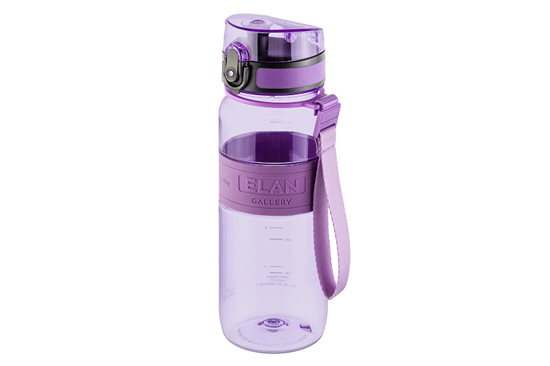 

Бутылка для воды Elan Gallery Water Balance 650 мл 7,6х7,6х22,5 см аметист, Фиолетовый;прозрачный
