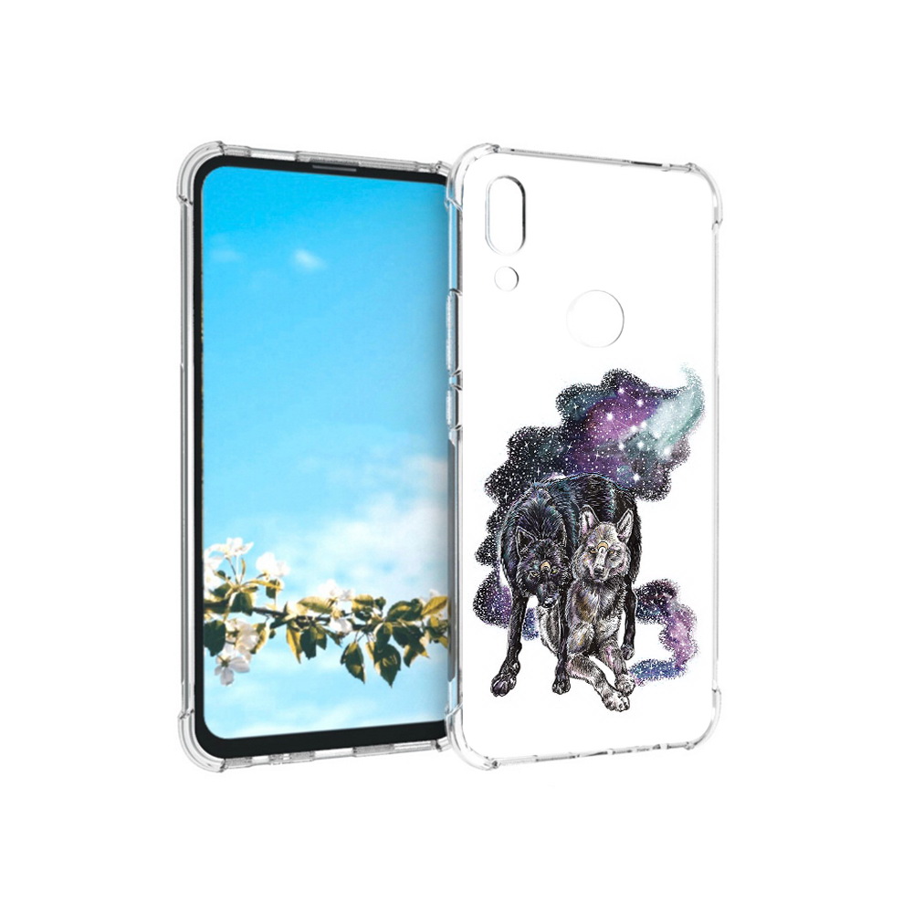 

Чехол MyPads Tocco для Huawei P Smart Z звездные волки, Прозрачный, Tocco