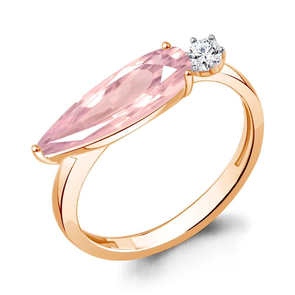 

Кольцо из серебра р.  AQUAMARINE 6930490А_925_з, 6930490А_925_з