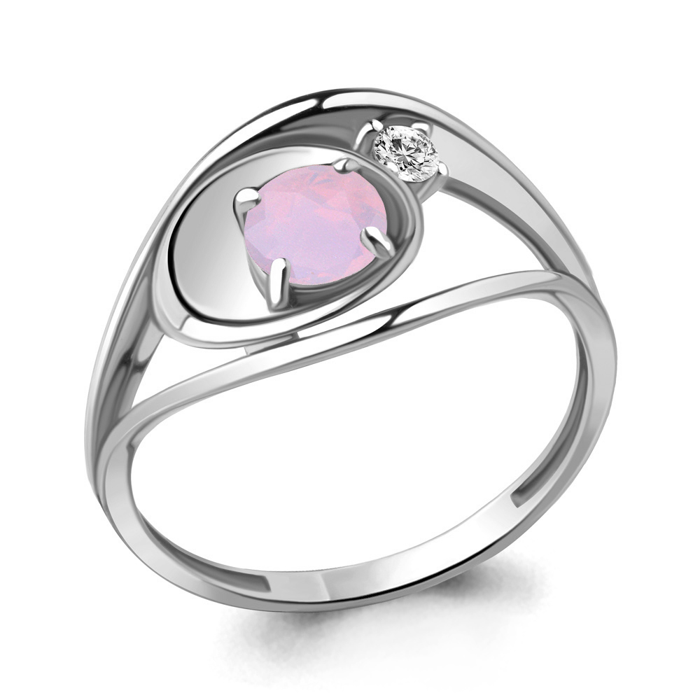 

Кольцо из серебра р. 17 AQUAMARINE 69444606А_925_р, 69444606А_925_р