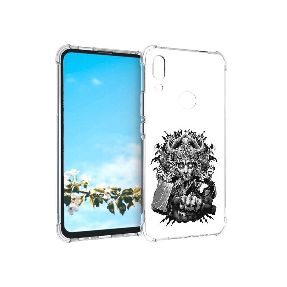

Чехол MyPads Tocco для Huawei P Smart Z злой тор, Прозрачный, Tocco