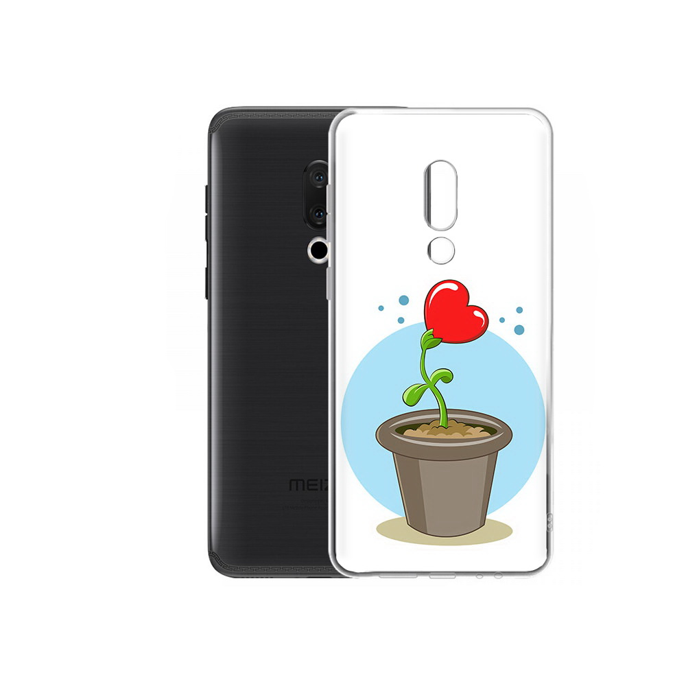 

Чехол MyPads Tocco для Meizu M15 Plus Растение любви 14 февраля, Прозрачный, Tocco