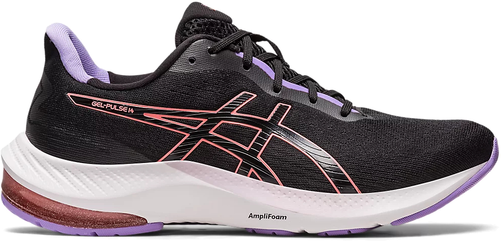 

Спортивные кроссовки женские Asics GEL-PULSE 14 черные 11.5 US, Черный, GEL-PULSE 14