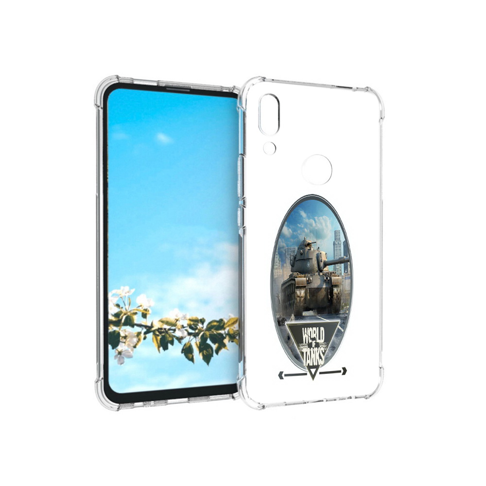 

Чехол MyPads Tocco для Huawei P Smart Z игра с танками, Прозрачный, Tocco