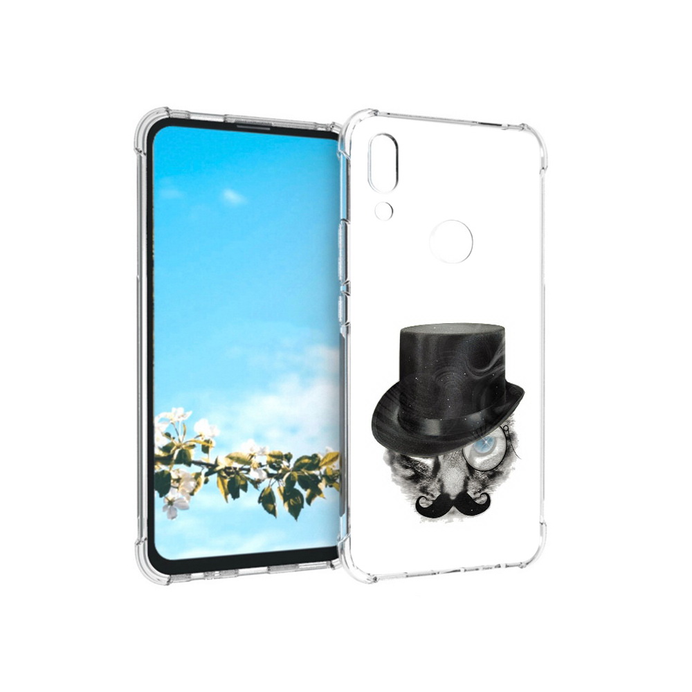 

Чехол MyPads Tocco для Huawei P Smart Z интелегентный кот, Прозрачный, Tocco
