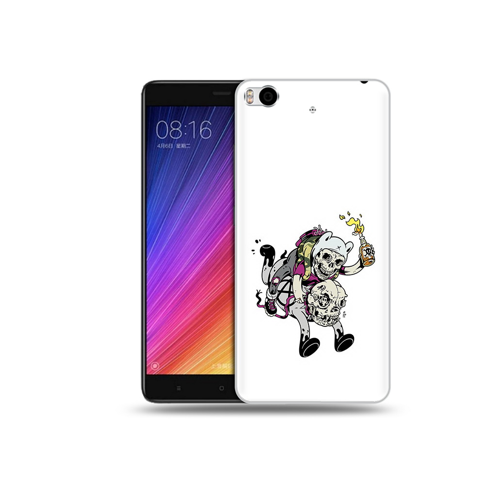 

Чехол MyPads Tocco для Xiaomi Mi 5S время приключений скелеты (PT91899.330.277), Прозрачный, Tocco