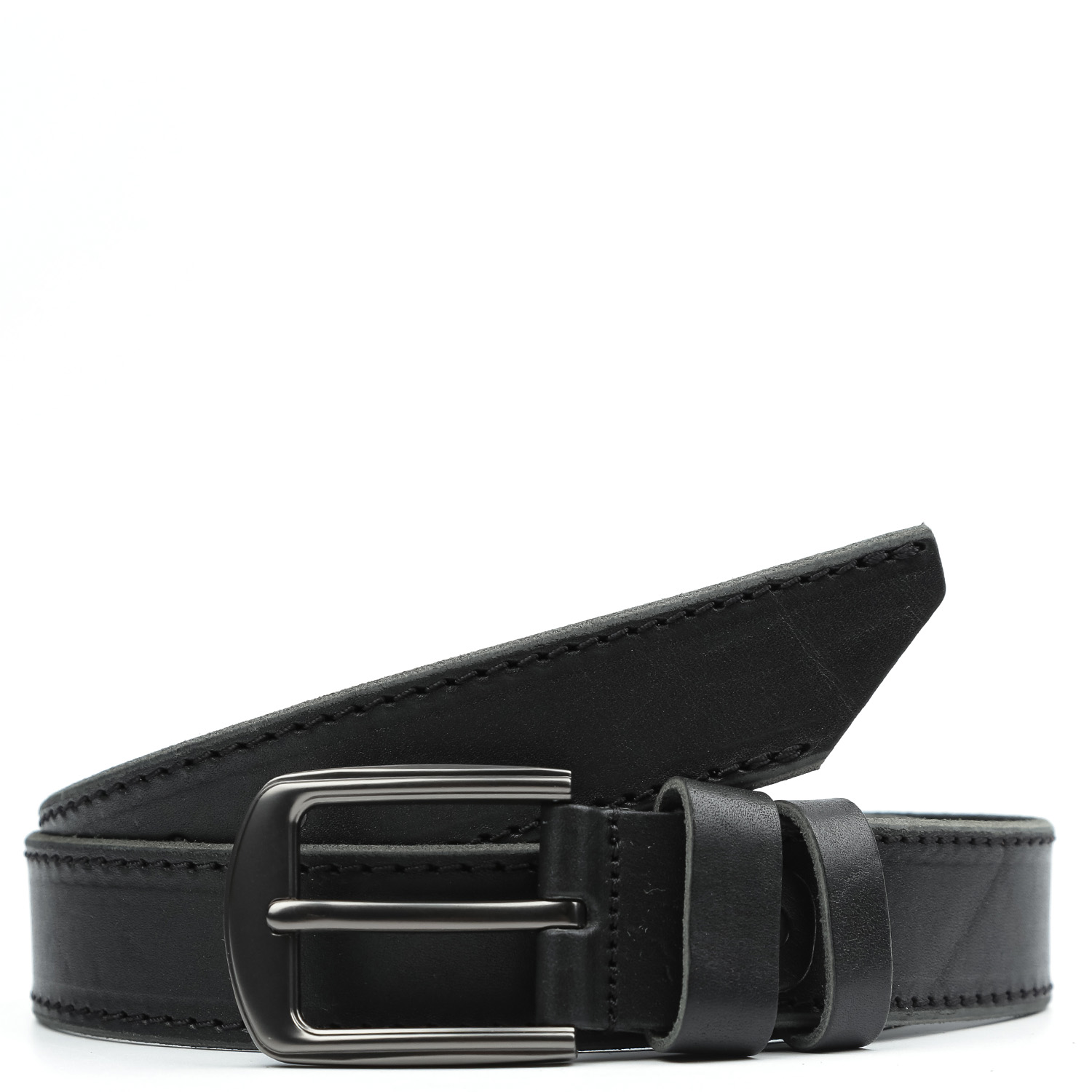 

Ремень мужской FABRETTI FR2583 черный, 125 см, FR2583