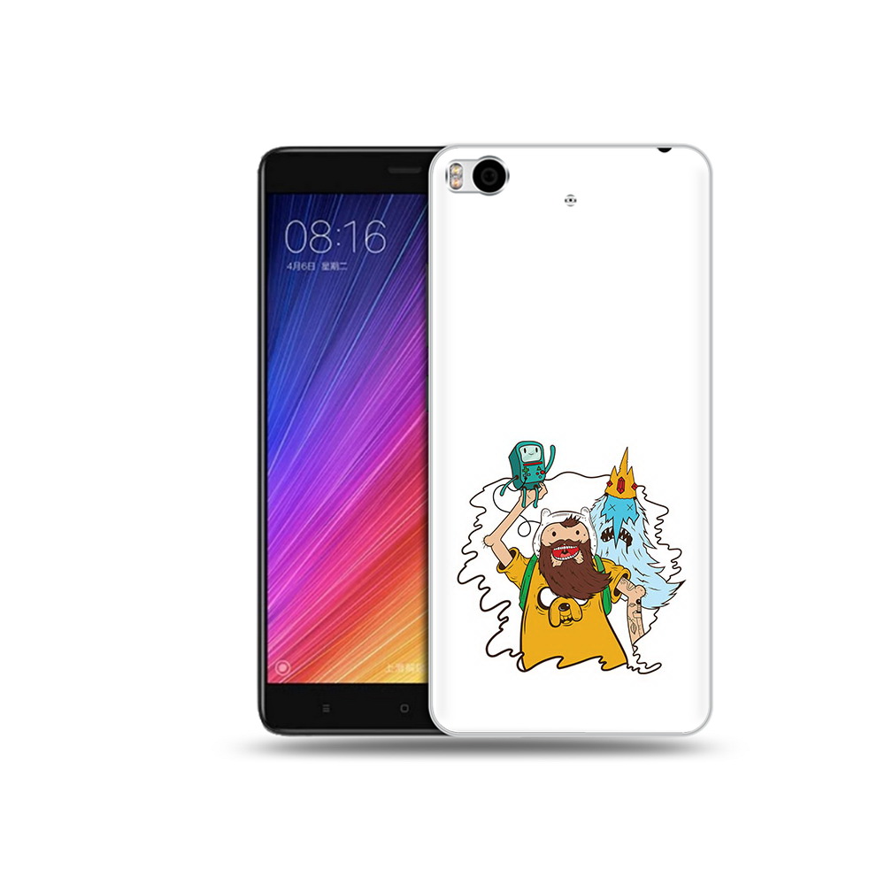 

Чехол MyPads Tocco для Xiaomi Mi 5S время приключений старый Финн (PT91899.330.279), Прозрачный, Tocco