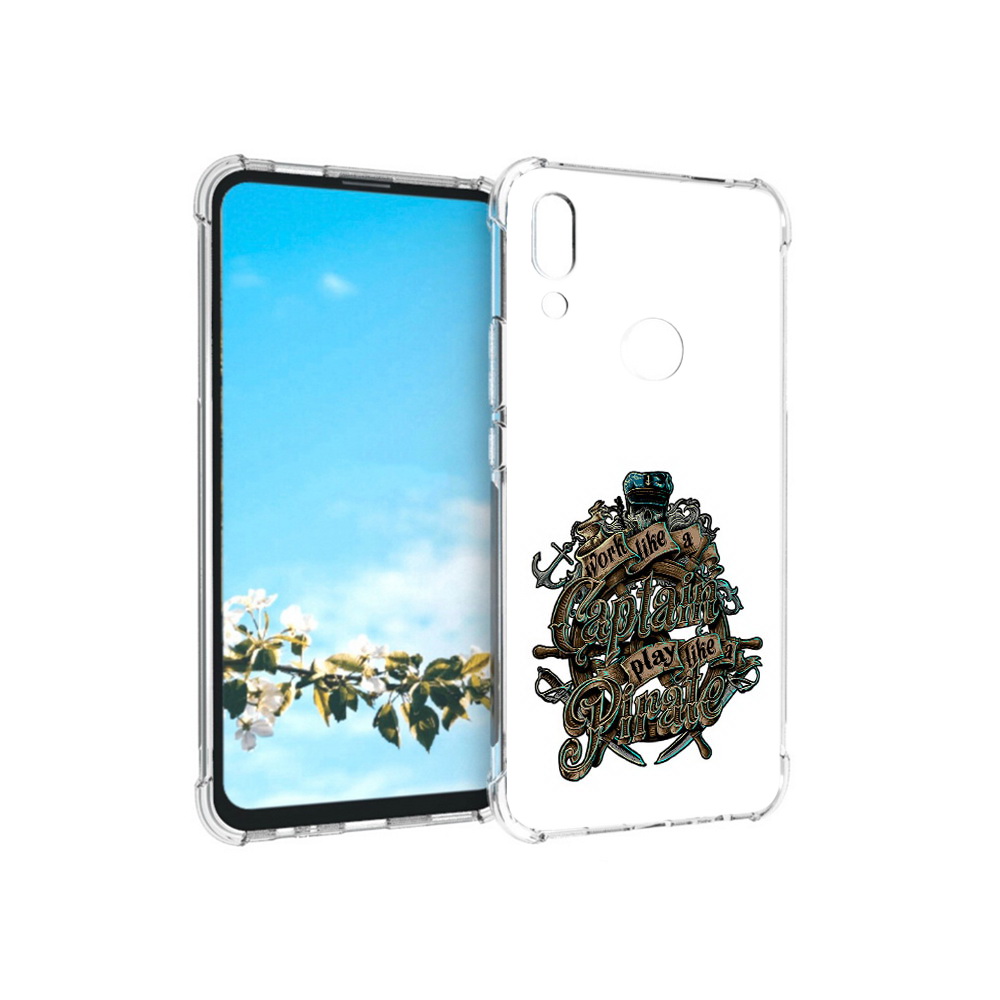 

Чехол MyPads Tocco для Huawei P Smart Z капитан пиратов, Прозрачный, Tocco
