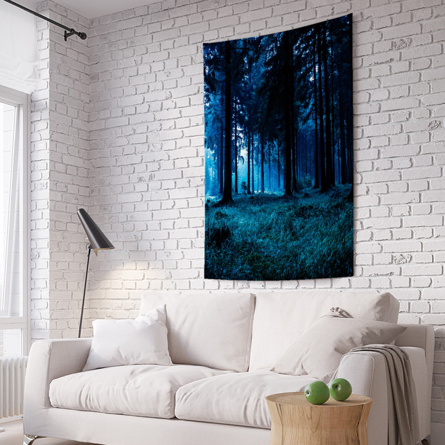 

Вертикальное фотопанно на стену JoyArty Лесное сияние 150x200 см, Лесное сияние