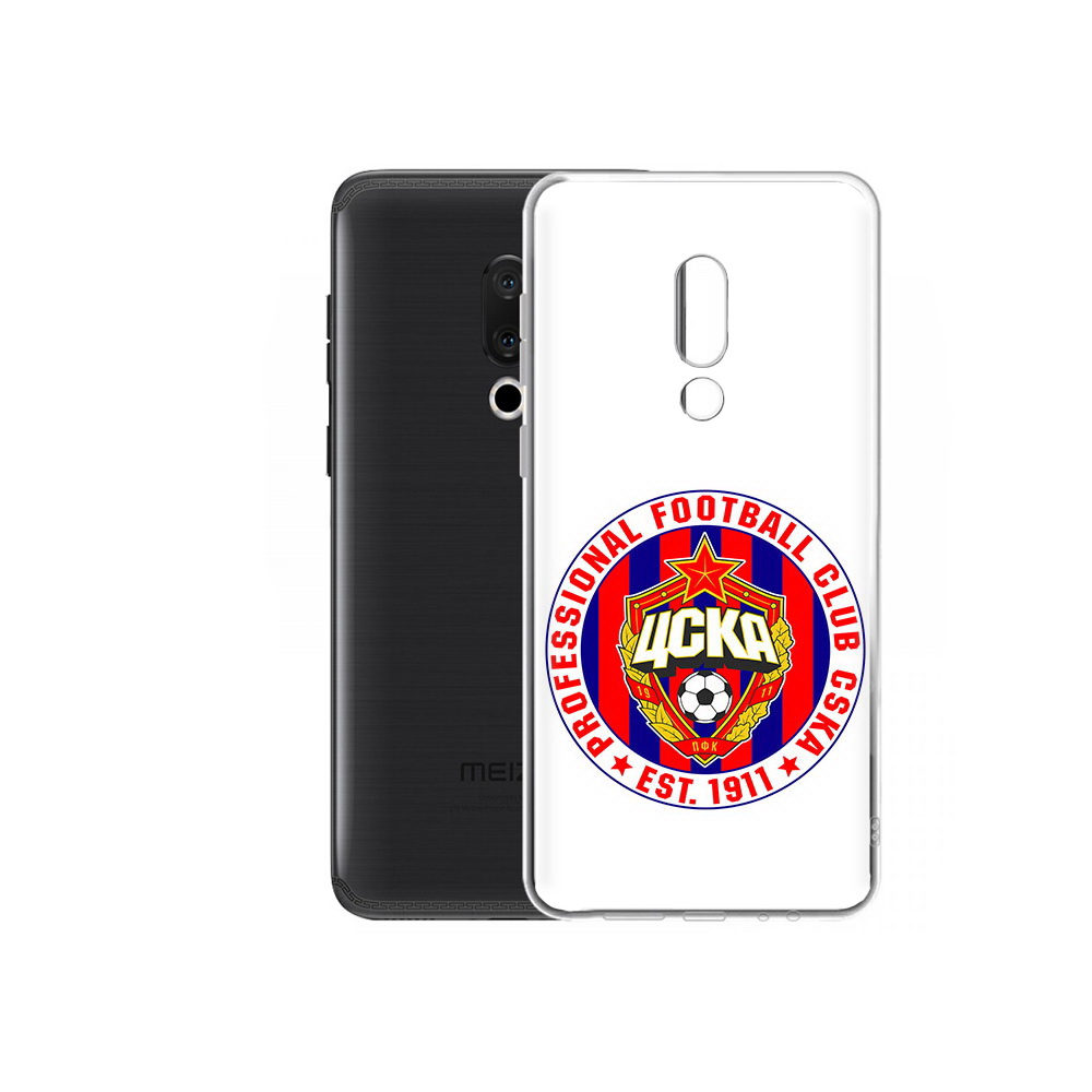 

Чехол MyPads Tocco для Meizu M15 Plus ФК ЦСК логотип, Прозрачный, Tocco