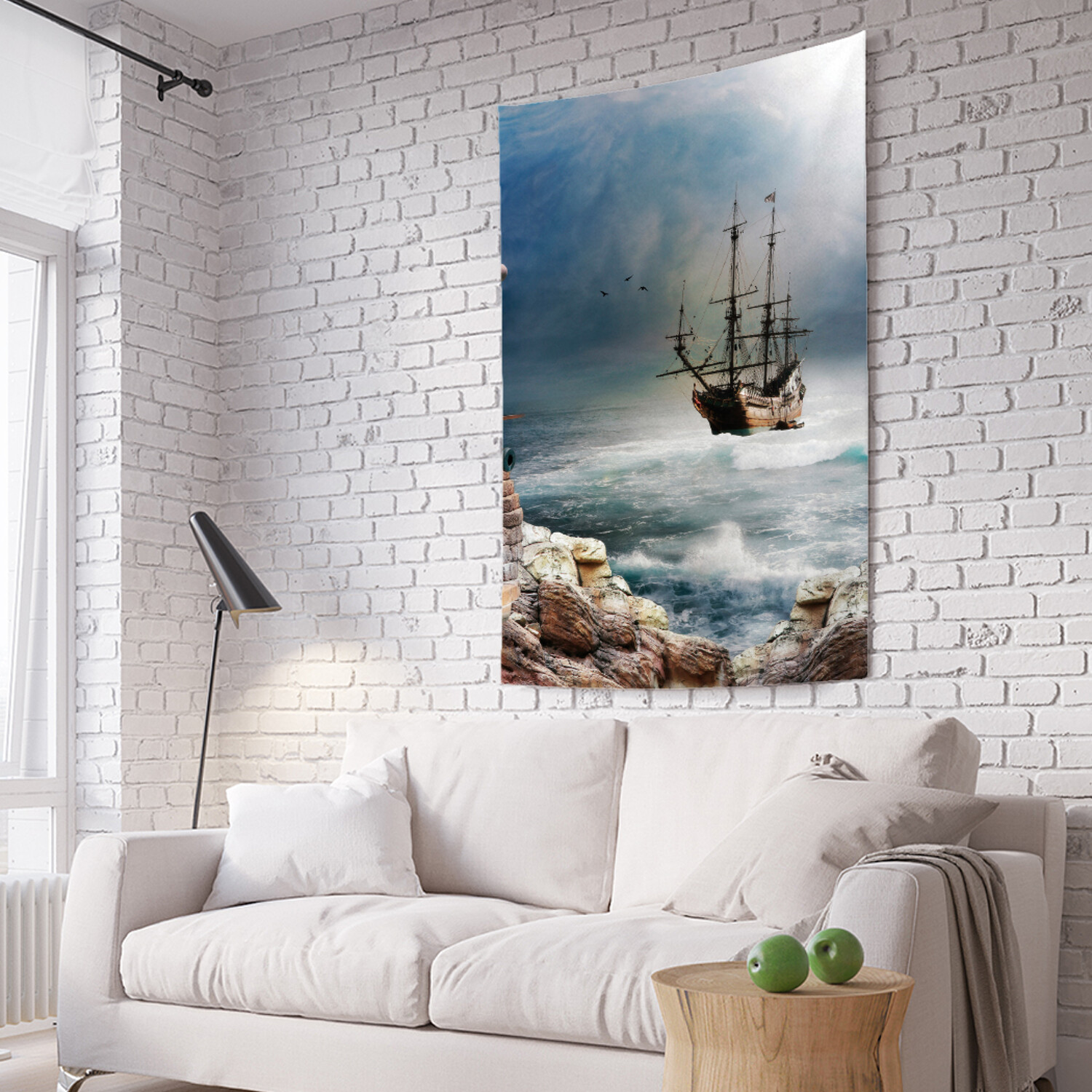 

Вертикальное фотопанно на стену JoyArty Отправление фрегата 150x200 см, Отправление фрегата