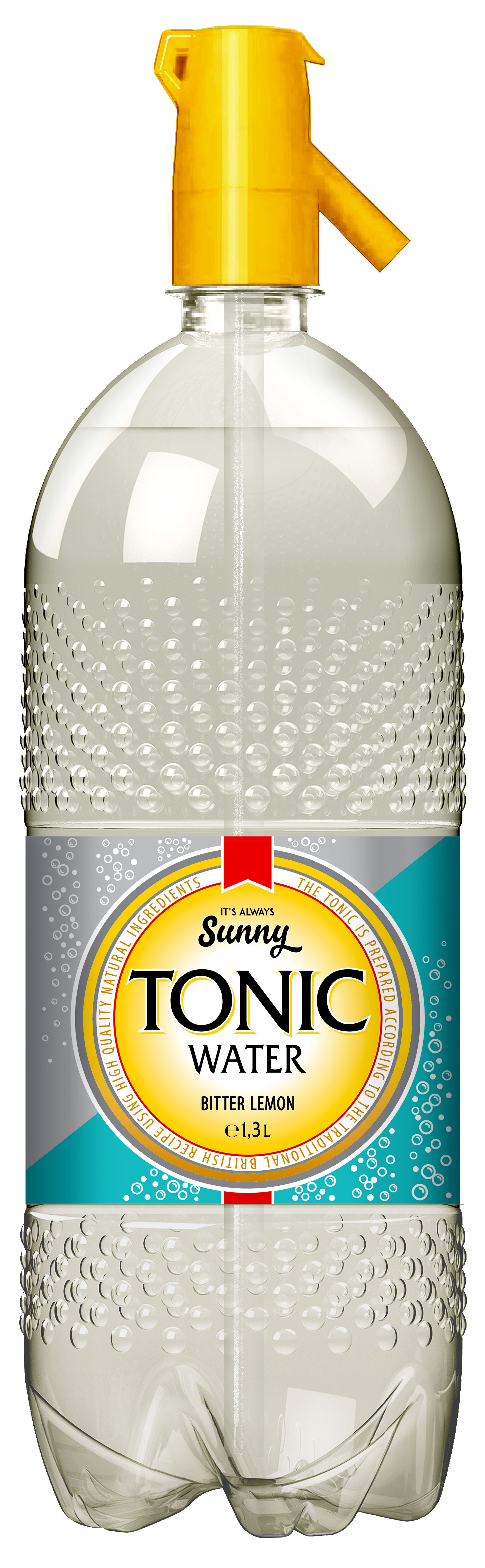 Напиток Sunny Tonic Bitter Lemon Sifon безалкогольный, газированный, 1,3 л