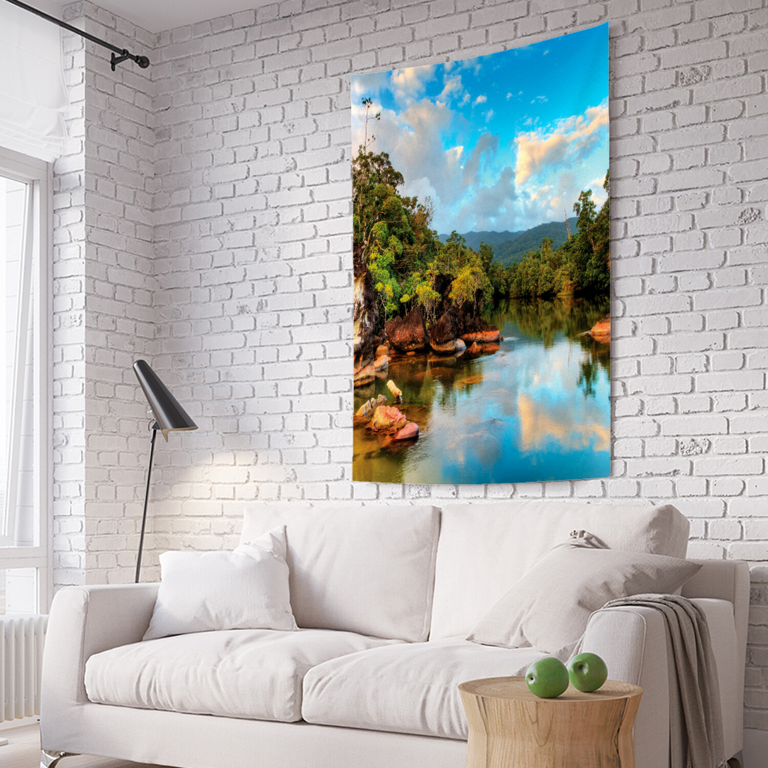 

Вертикальное фотопанно на стену JoyArty По тихой реке 150x200 см, По тихой реке