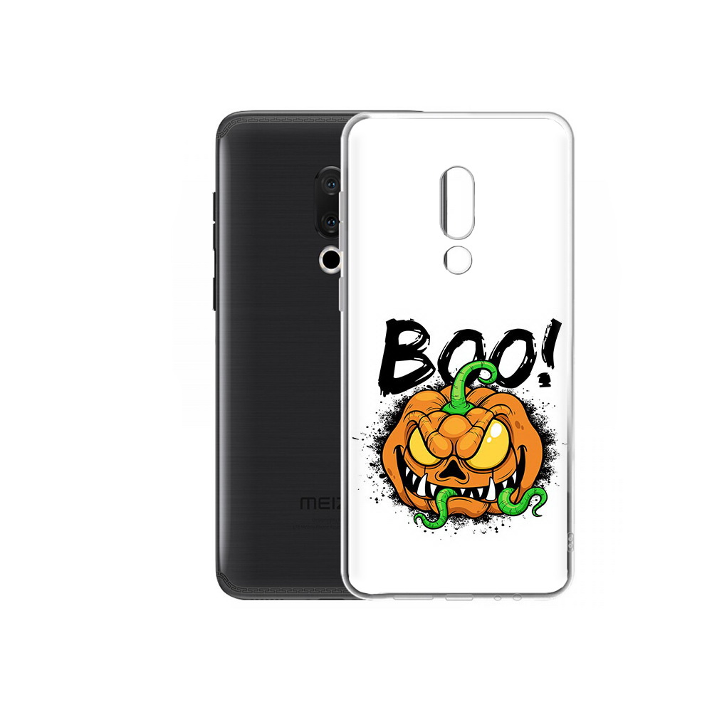 

Чехол MyPads Tocco для Meizu M15 Plus Хэллоуин бу, Прозрачный, Tocco