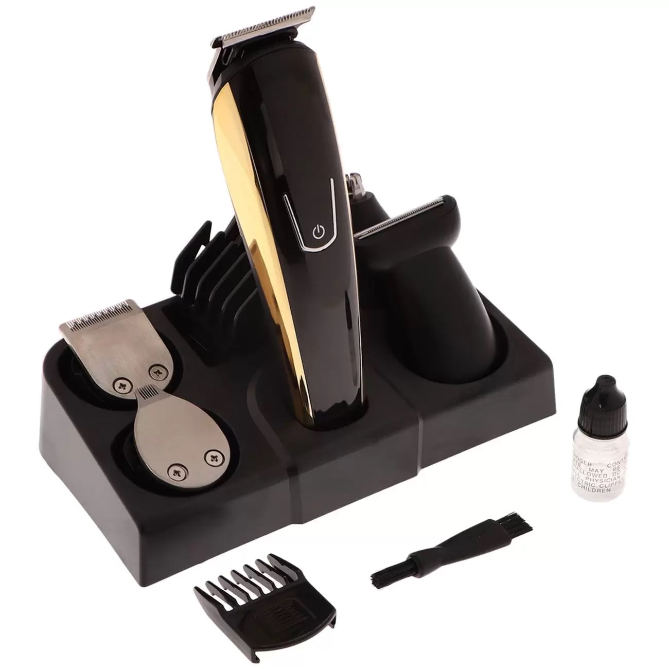 

Машинка для стрижки волос Luazon LTRI-23 Black/Gold, LTRI-23 5в1 5 насадок