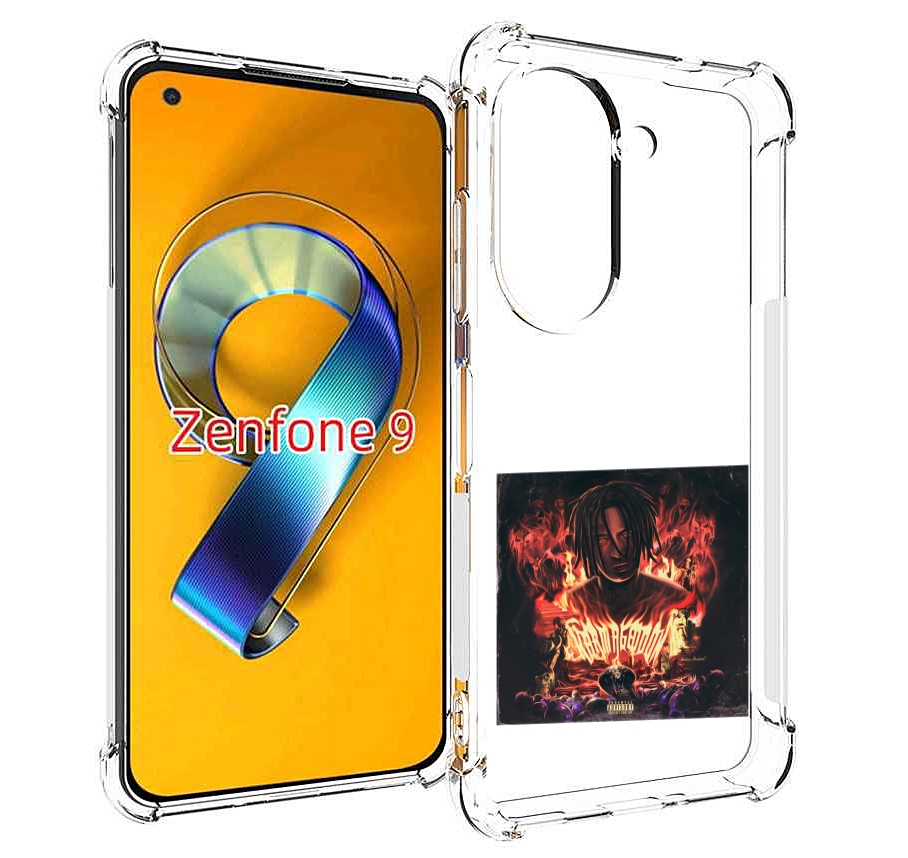 

Чехол MyPads Karmageddon Kizaru для Asus Zenfone 9 (AI2202), Прозрачный, Tocco
