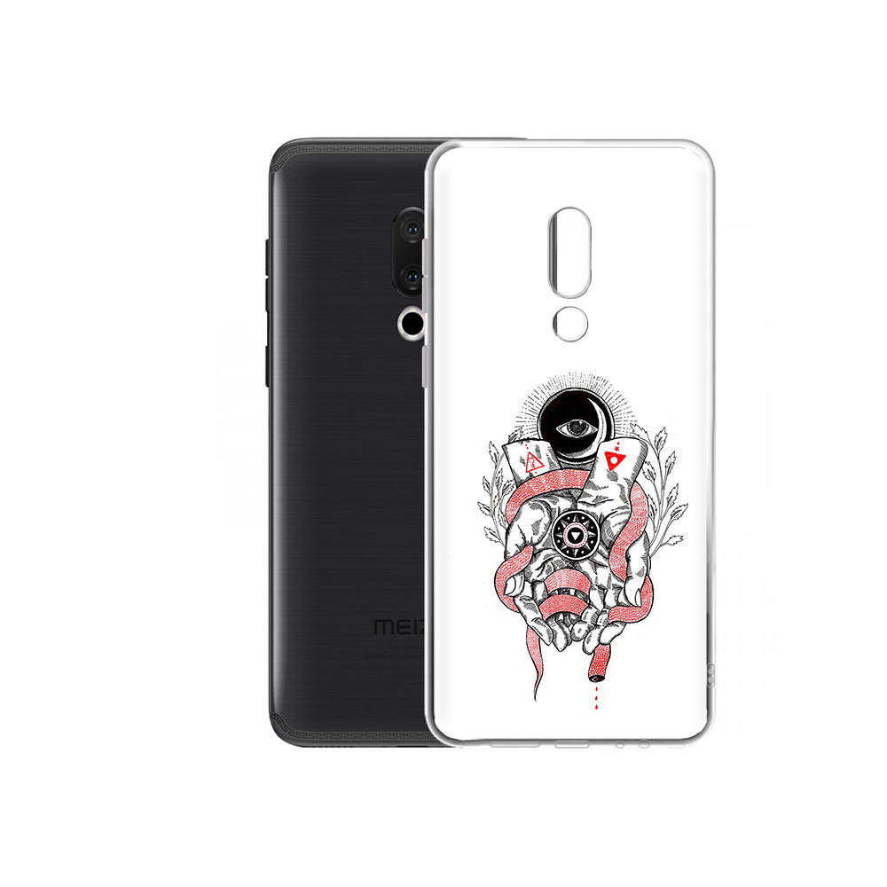

Чехол MyPads Tocco для Meizu M15 Plus абстрация связанные руки, Прозрачный, Tocco