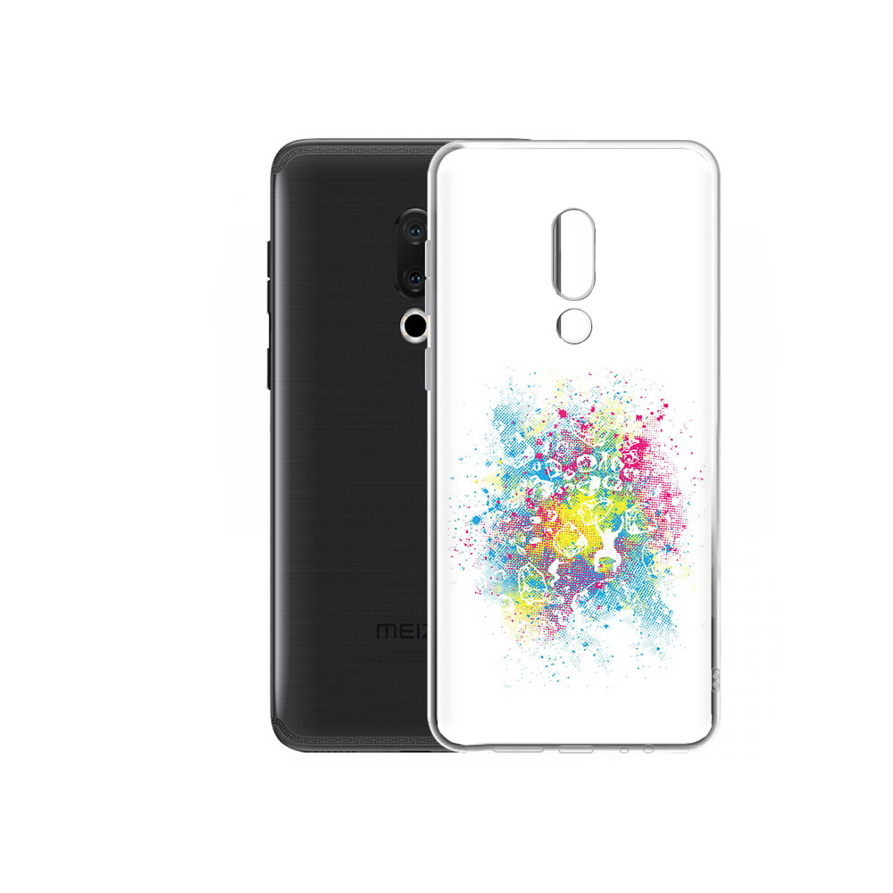 

Чехол MyPads Tocco для Meizu M15 Plus акварель абстракция, Прозрачный, Tocco