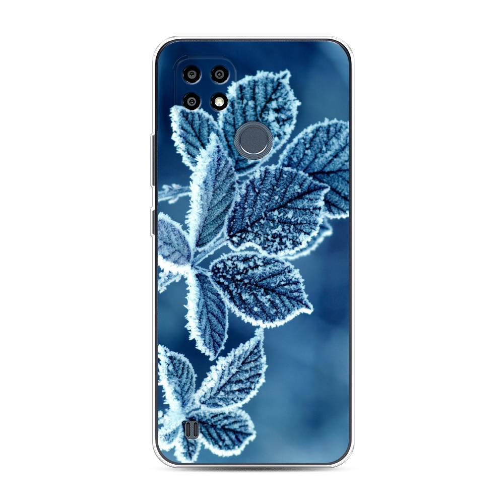 

Чехол на Oppo Realme C21Y "Зима 6", Голубой;белый, 256850-2