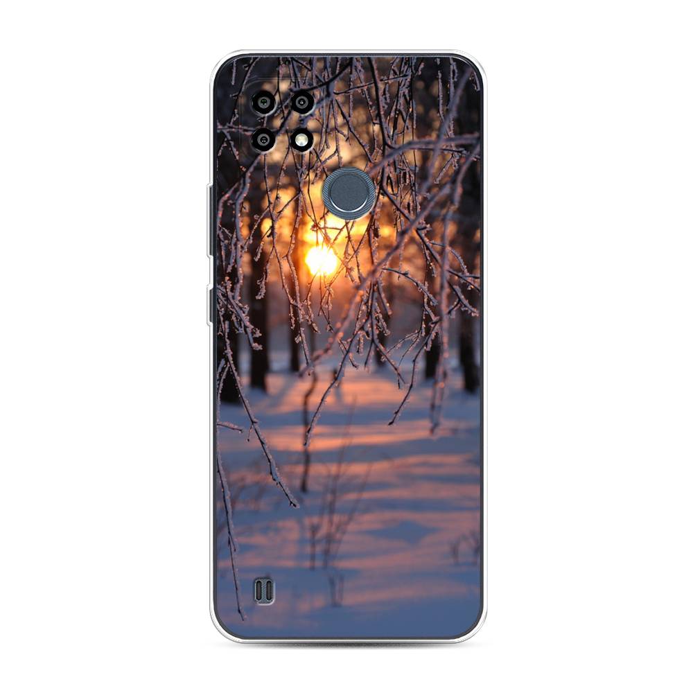 

Чехол на Oppo Realme C21Y "Зима 7", Оранжевый;розовый;черный, 256850-2