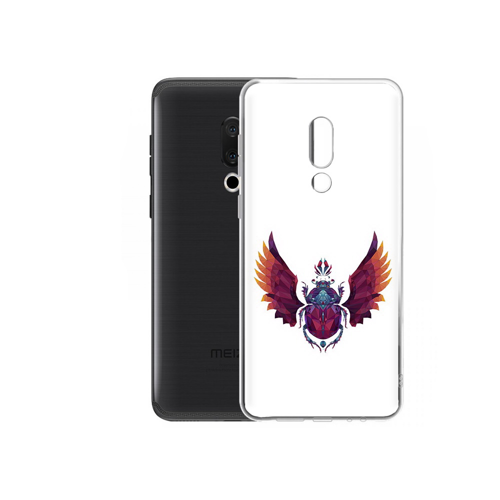 

Чехол MyPads Tocco для Meizu M15 Plus алмазный скоробей, Прозрачный, Tocco