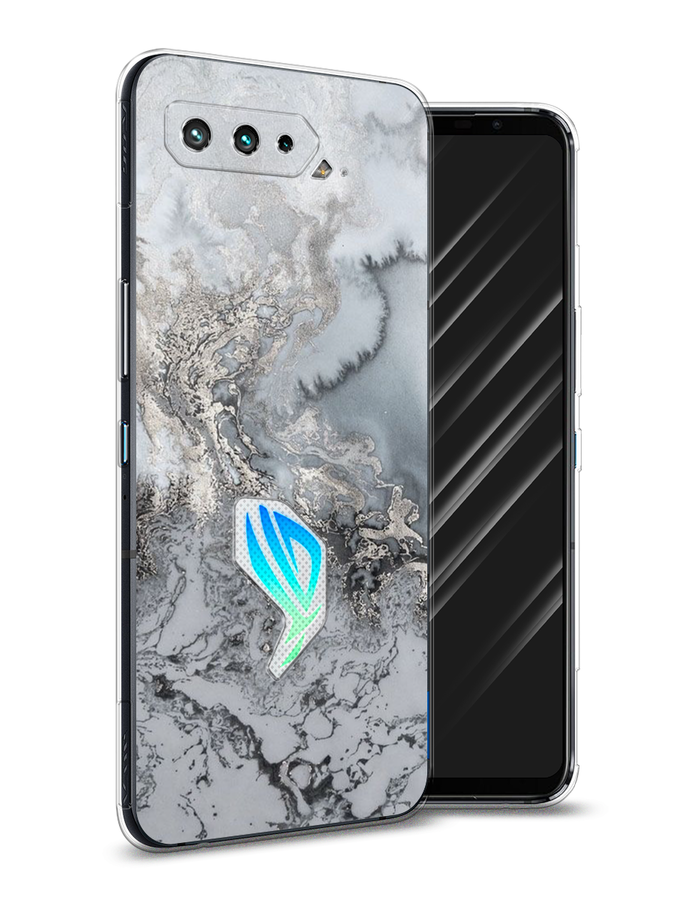 

Чехол Awog на Asus ROG Phone 5S "Морозная лавина серая", Серый;серебристый, 44550-3