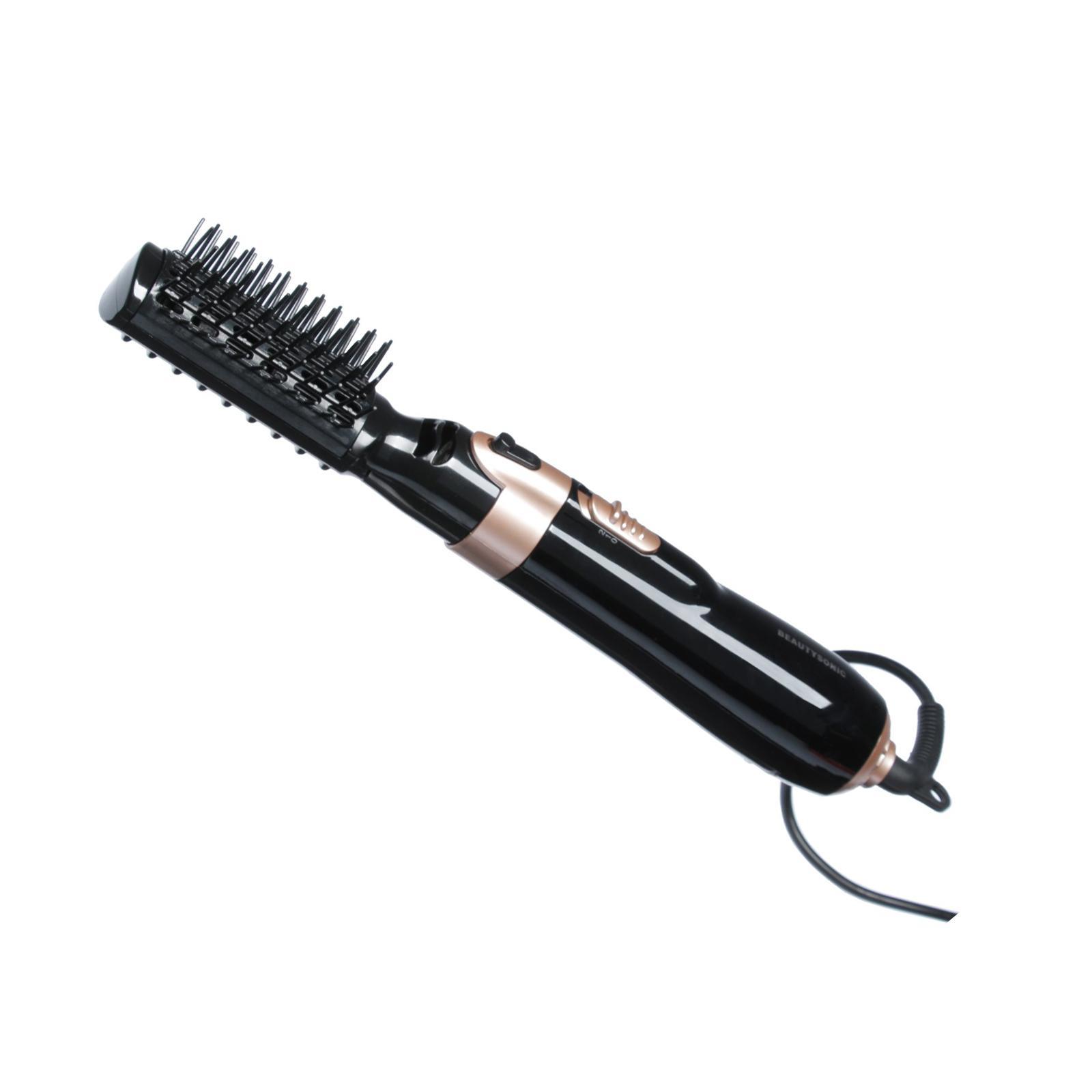 Фен-щетка Luazon LFS-02 1400 Вт черный 1шт щетка для расчесывания волос антистатическая расческа 9 рядов пластиковый парикмахерский массаж