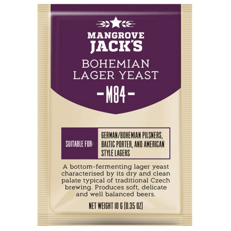 

Дрожжи пивные Mangrove Jack's Bohemian Lager M84, 10 г