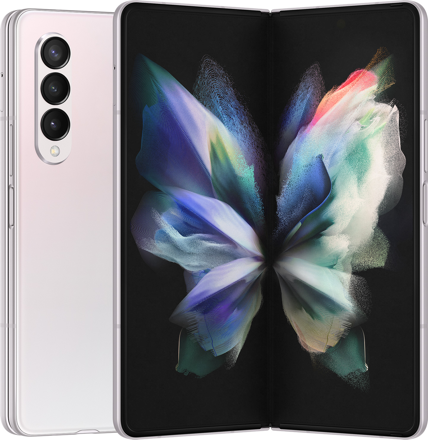 фото Смартфон samsung galaxy z fold 3 12/512gb phantom silver (sm-f926b)