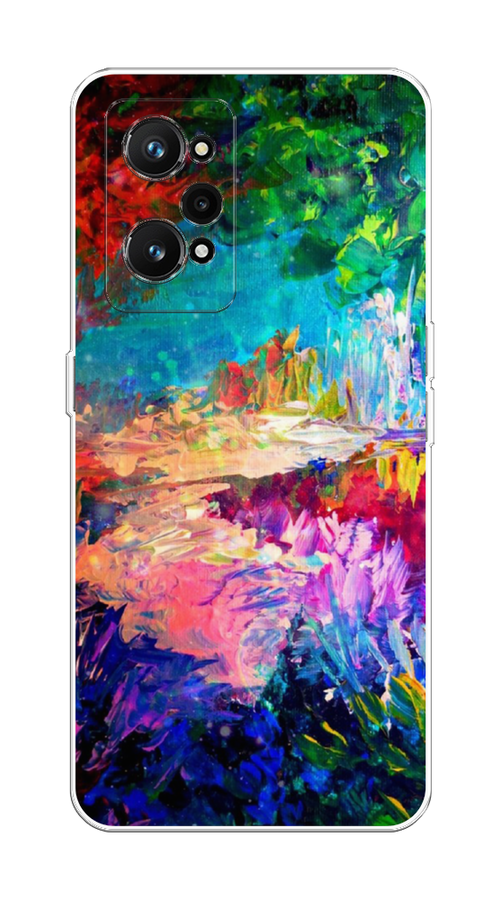

Чехол на Realme GT Neo 3T "Лес-гуашь", Синий;розовый;зеленый, 2510750-4
