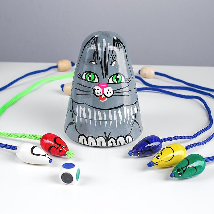

Игра детская «Кошки-мышки» серый кот