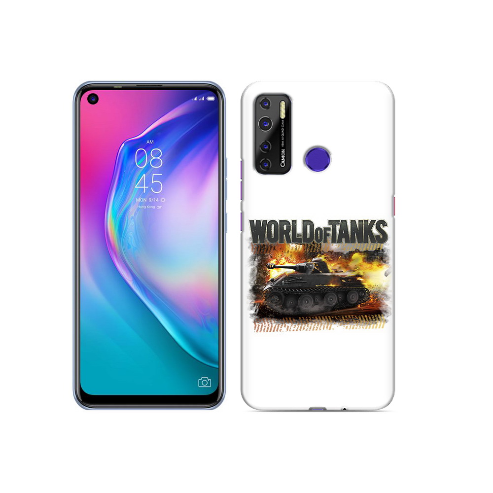 

Чехол MyPads Tocco для Tecno Camon 15 Мир танков-2, Прозрачный, Tocco