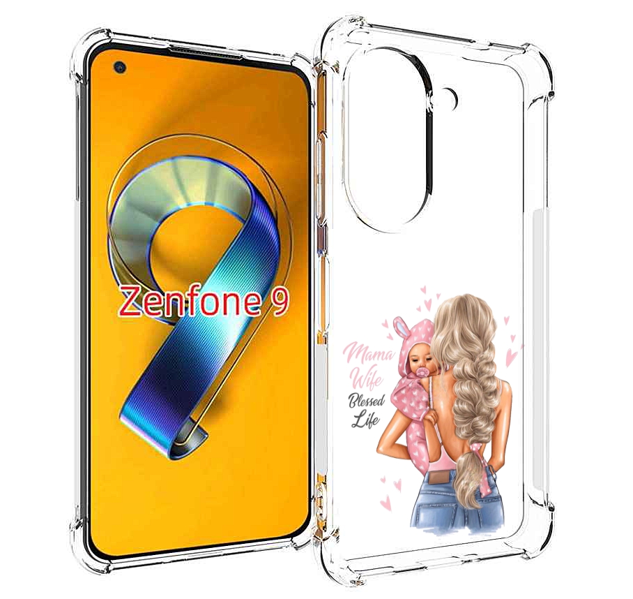 

Чехол MyPads Mama-wibe для Asus Zenfone 9 (AI2202), Прозрачный, Tocco