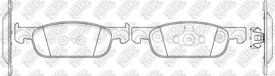 

Колодки передние renault logan ii 13->/sandero ii 14->/lada x-ray 1 nibk pn0773